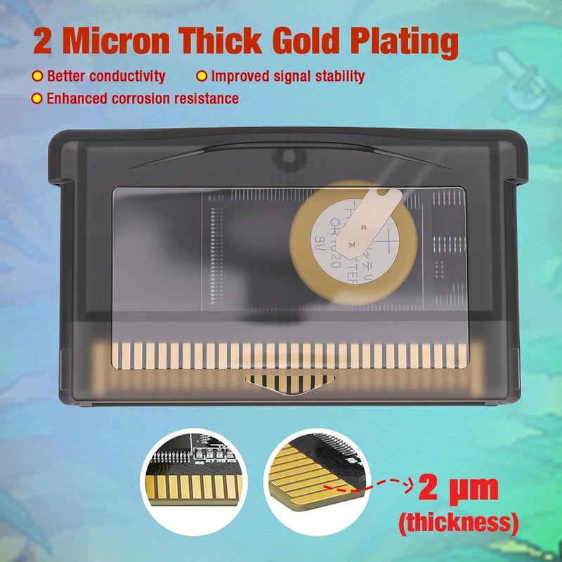 GBA DS Flash Cart, Rewritable RTC 32MB 1Mbit Game Cartridge with Solar Powered SD Cartridge Support - Image 4