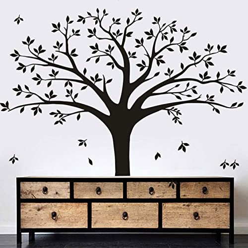 MAFENT Giant Family Photo Tree Wall Decal Mural Art Vinyl Wall Stickers Living Room Baby Room Decor (Black) - Image 3