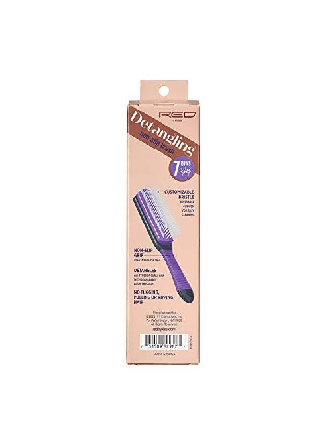 Red by Kiss Detangling Nonslip Brush (7 Rows)  - Image 3