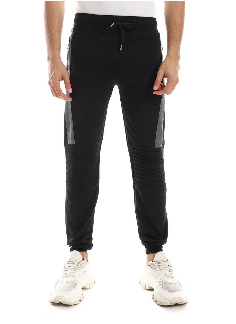 Caesar - Detailed Casual Sweatpants With Zipper In Sides - Image 1
