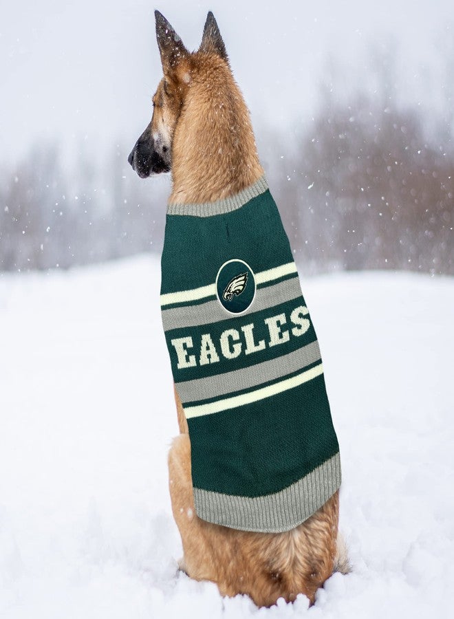 Pets First NFL Philadelphia Eagles Dog Sweater, Size Small. Warm and Cozy Knit Sweater with NFL Team Logo, Best Puppy Sweater for Large and Small Dogs - Image 4
