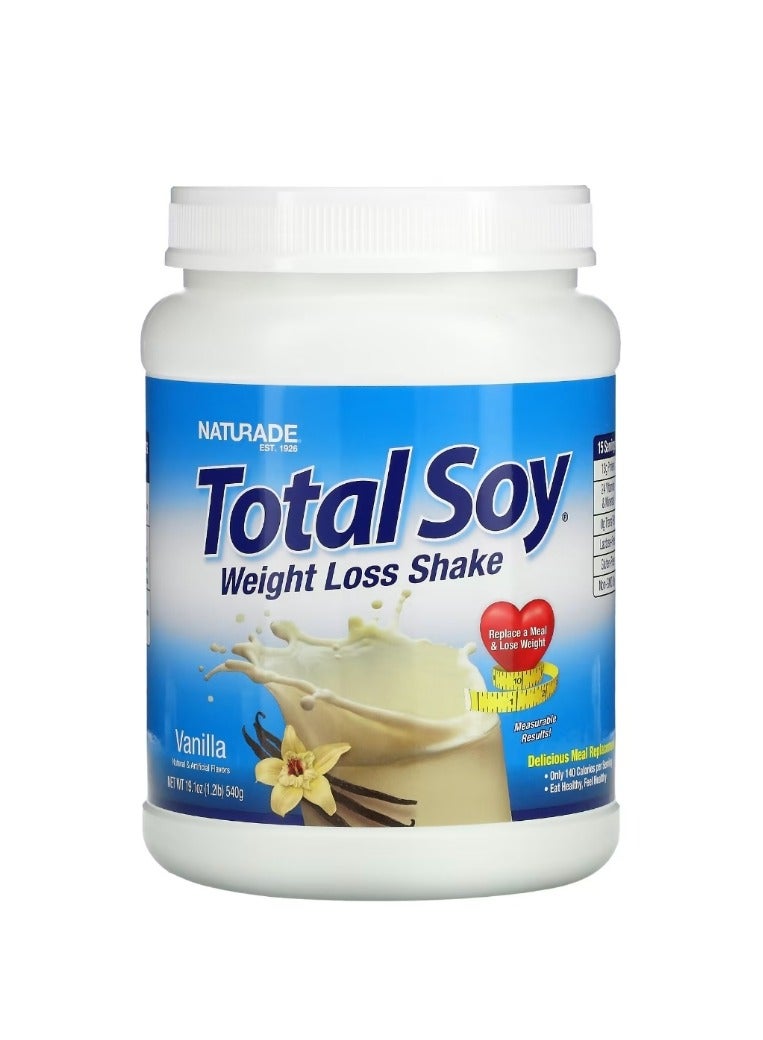 ناتورادي مخفوق الصويا الكامل لإنقاص الوزن بالفانيليا 1.2 رطل (540 جم) - Image 1