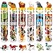 Yeonhatoys 82 Piece Animal Toy Assorted Mini Dinosaur Insect Ocean Sea Farm Jungle Animal Dog Figure Realistic Vinyl Plastic Zoo Play Set Small Toys for Sensory Bin Cupcake Topper Party Favors - Image 4