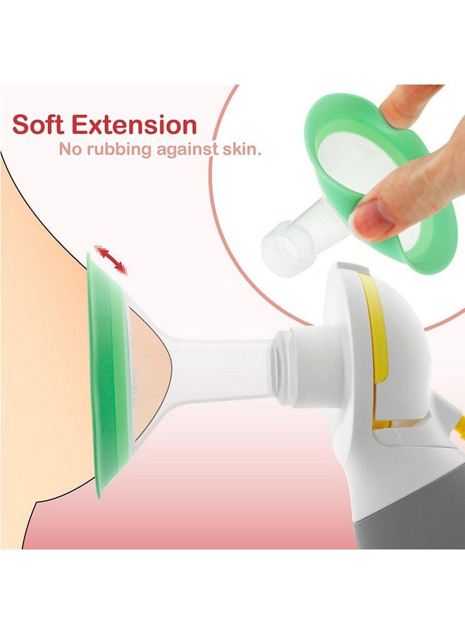 Nenesupply 19mm Flanges Flexible Flangses Compatible with Lansinoh Breastpump Replacement to Lansinoh 19mm Flanges and Breastshields Work with Signature Pro Smartpump and Manual Pumps - Image 2