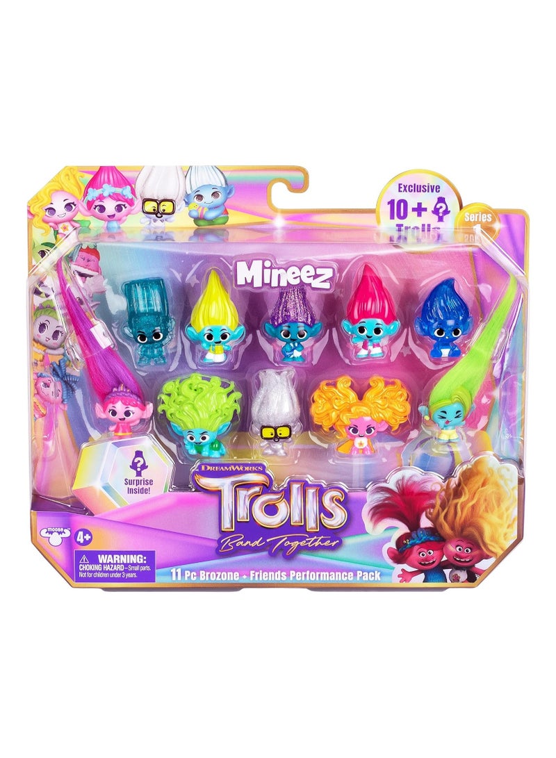 Trolls DREAMWORKS TROLLS Band Together Mineez 11pc Brozone + Friends Performance Pack - Image 1