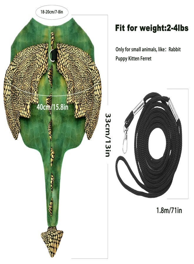 Gvhntk Small Animal Bunny Costume Pet Dinosaur Cosplay Rabbit Outfit Halloween Cute Clothes for Small Dog Cat Kitten Tiny Puppy Dog 2lb to 4lb - Image 3