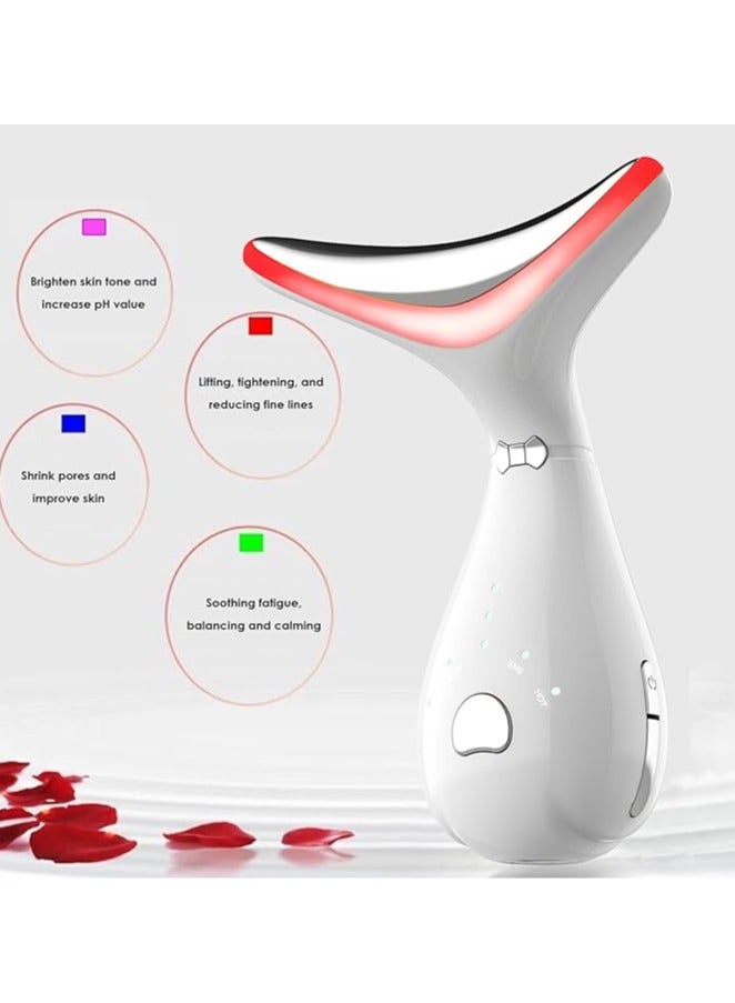 عام جهاز مساج للوجه بالكهرباء، مع اهتزاز لشد وتكبير الوجه والذقن الثقيلة، يعمل على شد الوجه وتقليل ذقن الوجه ومناسب لعناية البشرة campaigned - Image 3