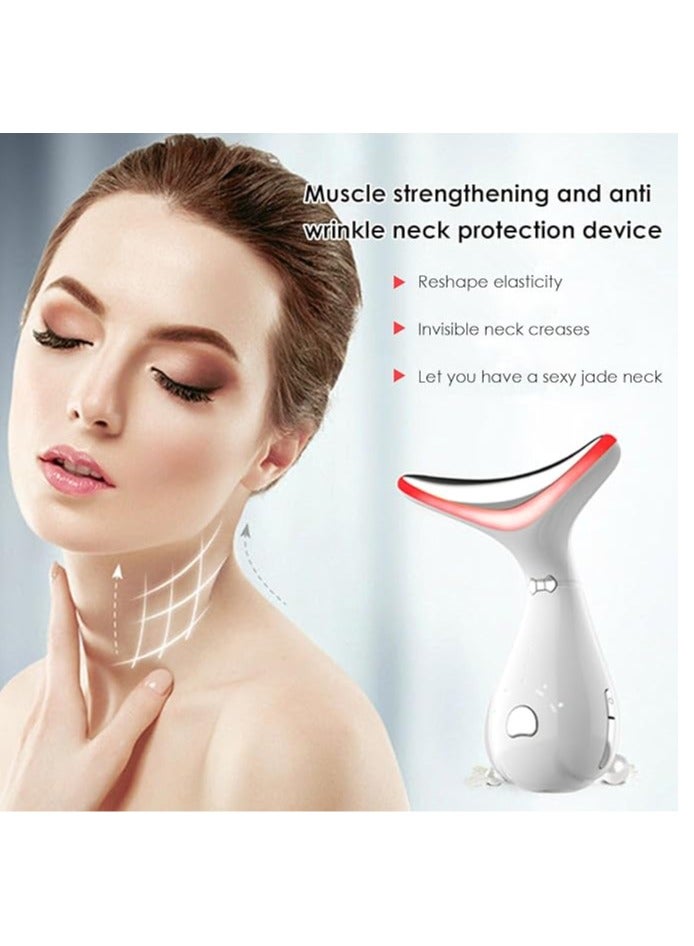 عام جهاز مساج للوجه بالكهرباء، مع اهتزاز لشد وتكبير الوجه والذقن الثقيلة، يعمل على شد الوجه وتقليل ذقن الوجه ومناسب لعناية البشرة campaigned - Image 2