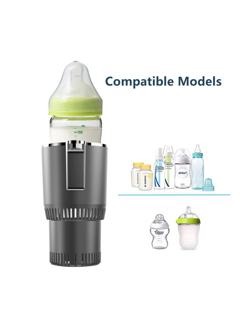 SYOSI Bottle Warmer, 24V Baby Bottle Warmer for Breastmilk and Formula, BPA Free Milk Warmer Food Heater with LED Temperature Display, Touch Control Travel for Car / Truck - Image 3