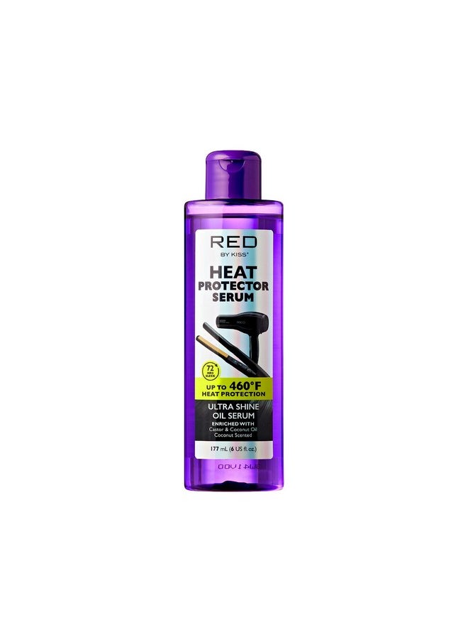 Red by Kiss Red by Kiss Heat Protector Hair Styling Serum, Thermal Protection Ultra Shine Oil Serum, Protects Hair form Heat Damage, Anti Frizz Strengthening Hydrating (6 Fl Oz)  - Image 1