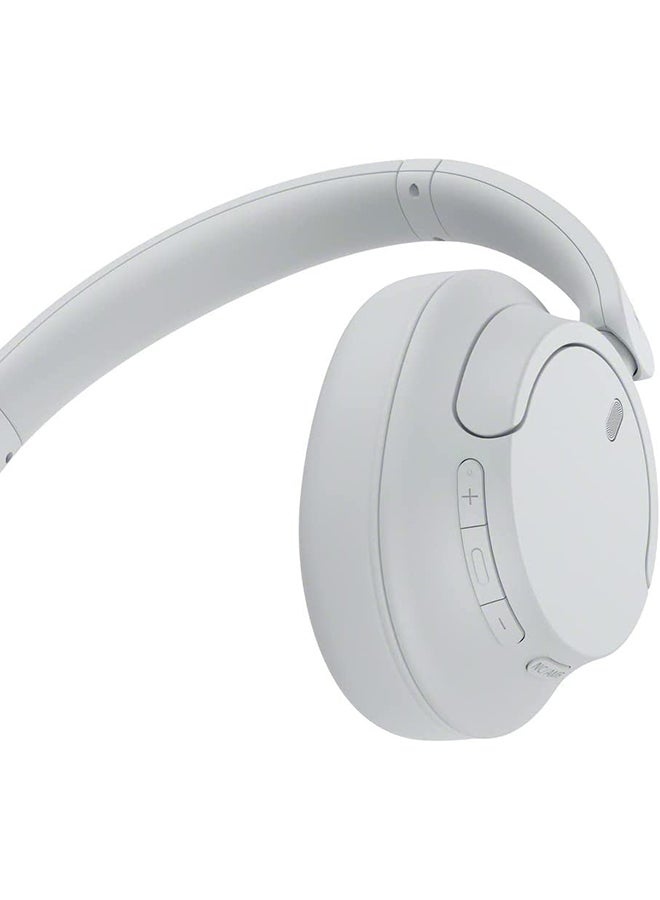 Sony WH-CH720 Noise Cancelling Wireless Headphones Bluetooth Over The Ear With Mic For Phone Call - White