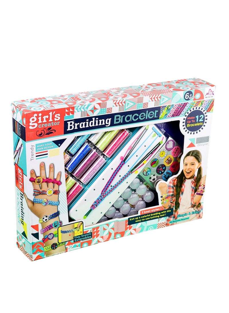 Girls Creator Braiding Bracelet Set - MBK-291K  - Image 1