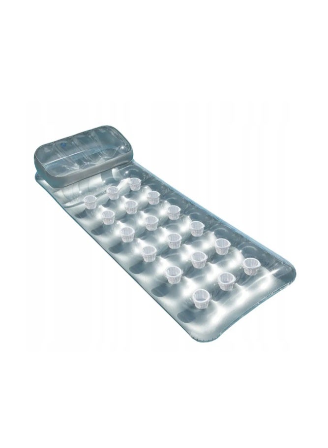 Intex Inflatable Air Mattress, 188 cm x 71 cm, Silver - Image 3