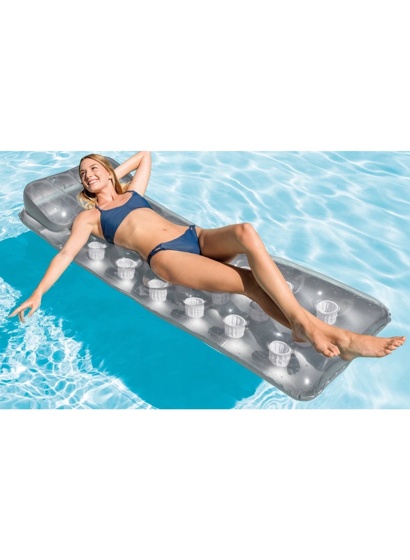 Intex Inflatable Air Mattress, 188 cm x 71 cm, Silver - Image 5