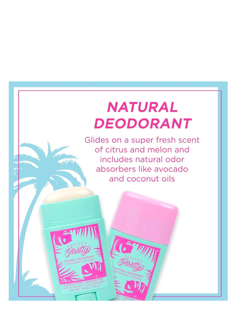 Petite 'N Pretty Petite 'n Pretty 2-Pack Natural Deodorant for Kids, Tweens, Teens - Hypoallergenic, Aluminum Free, Lightly Scented - Pediatrician & Dermatologist Approved, Made in the USA  - Image 3