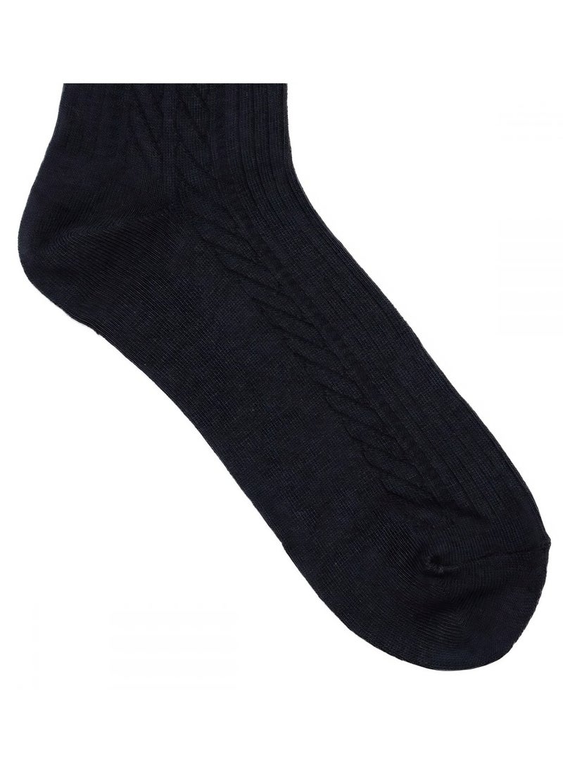 AMPM MEN'S FORMAL SOCKS (PACK OF 3) - NAVY BLUE  - Image 4