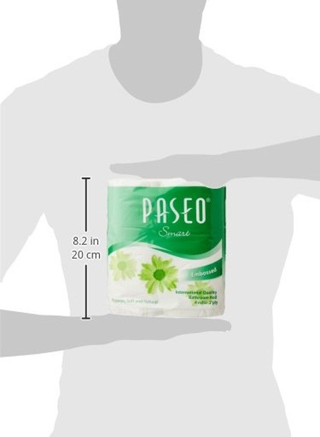 Paseo Tissues Toilet Roll 2 Ply - 200 Pulls (4 Rolls) - Image 2