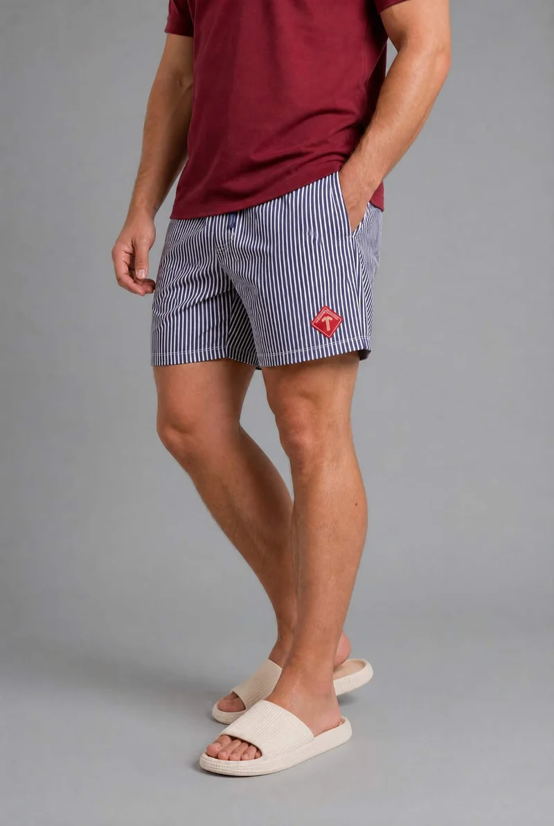 Defacto  Lined Striped Swiming Shorts for Men | Best Price UAE
