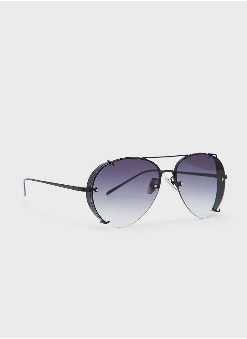 Robert Wood - Polarized Aviator Sunglasses - Image 1