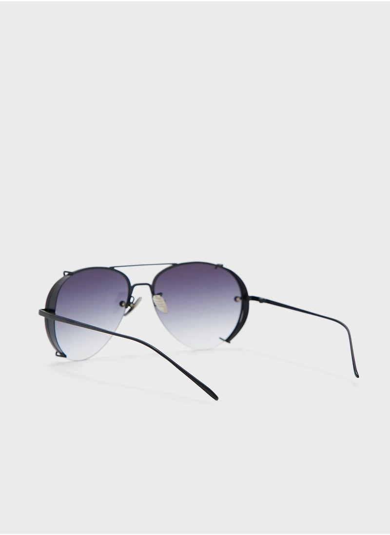 Robert Wood - Polarized Aviator Sunglasses - Image 1