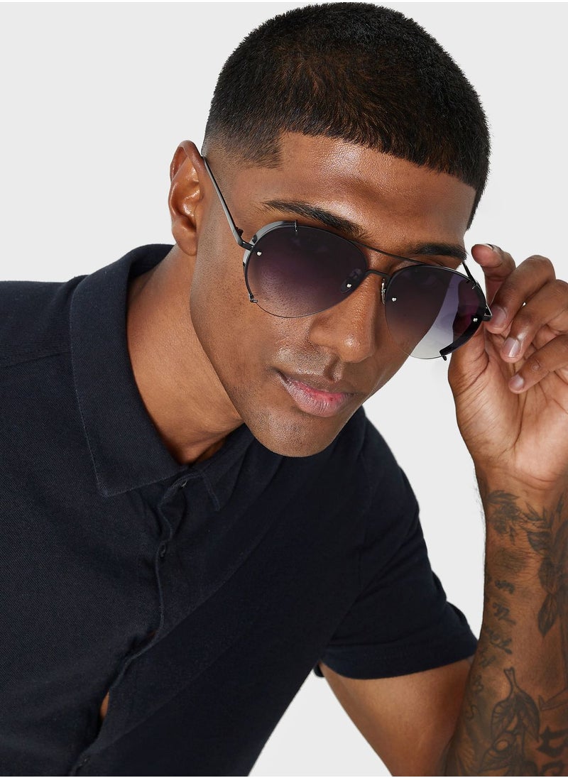 Robert Wood - Polarized Aviator Sunglasses - Image 1