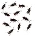 Cooplay 30pcs Fake Roaches Prank Cockroach Bugs Look Real Black Insect for Adult Funny Halloween Fools Day Christmas Party - Image 3