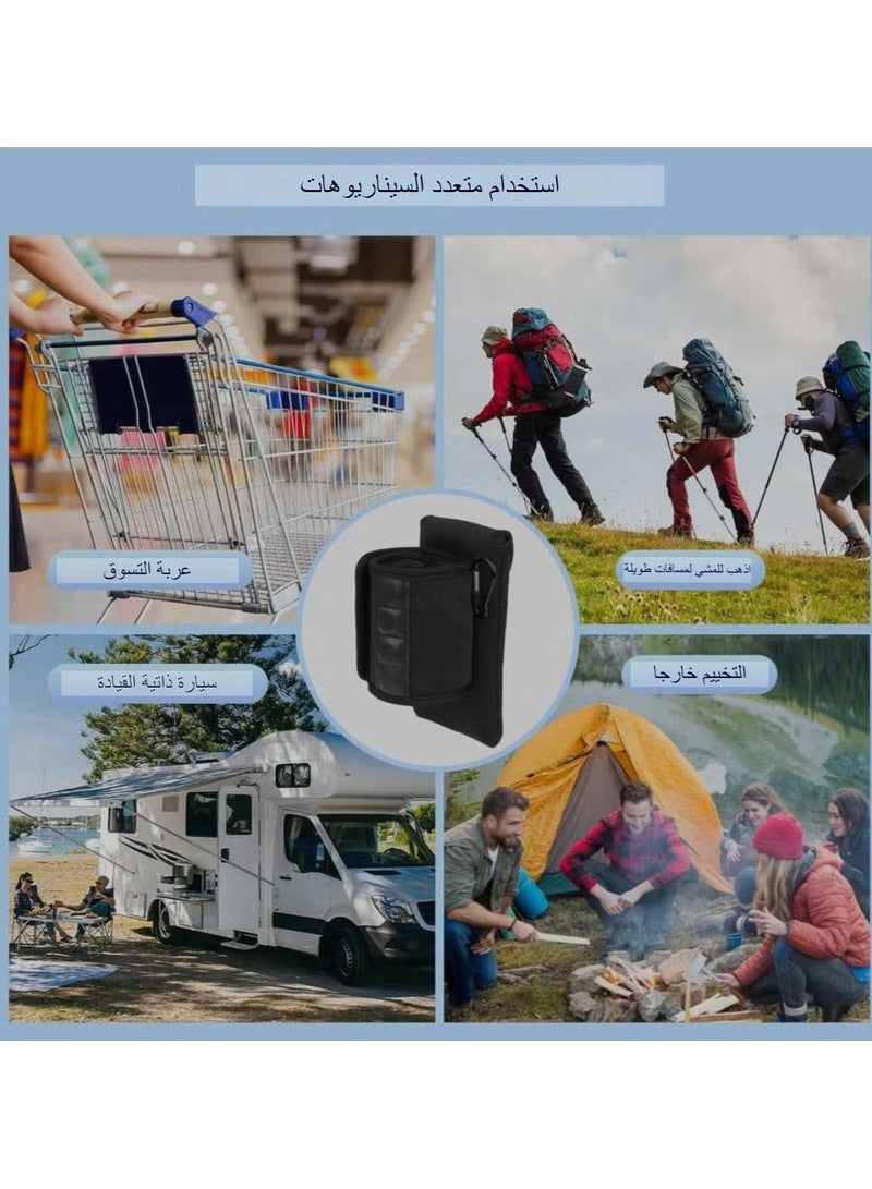 جيماتور حامل زجاجات المياه المغناطيسي الشهير في المملكة العربية السعودية - مادة النيوبرين، مغناطيس قوي ثابت ومتين، مقاوم للماء والبقع، مع جيوب ملحقة، غير قابل للانزلاق وسهل التنظيف، سطح معدني ثابت، بحيث تكون ممارسة الرياضة خالية من القلق، وأساسيات اللياقة البدنية! - Image 2