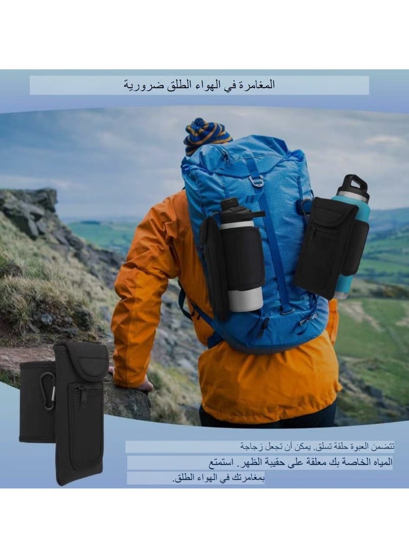 جيماتور حامل زجاجات المياه المغناطيسي الشهير في المملكة العربية السعودية - مادة النيوبرين، مغناطيس قوي ثابت ومتين، مقاوم للماء والبقع، مع جيوب ملحقة، غير قابل للانزلاق وسهل التنظيف، سطح معدني ثابت، بحيث تكون ممارسة الرياضة خالية من القلق، وأساسيات اللياقة البدنية! - Image 5