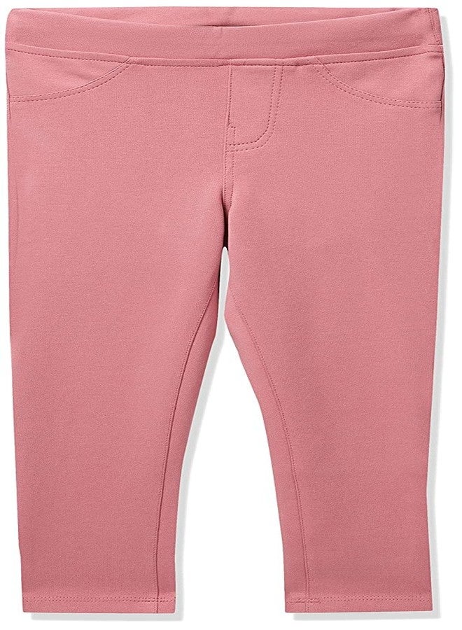 BIBA Kids Girl Solid Narrow Pant (Kw4372_Onion Pink_9) - Image 1