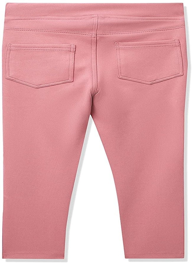 BIBA Kids Girl Solid Narrow Pant (Kw4372_Onion Pink_9) - Image 2