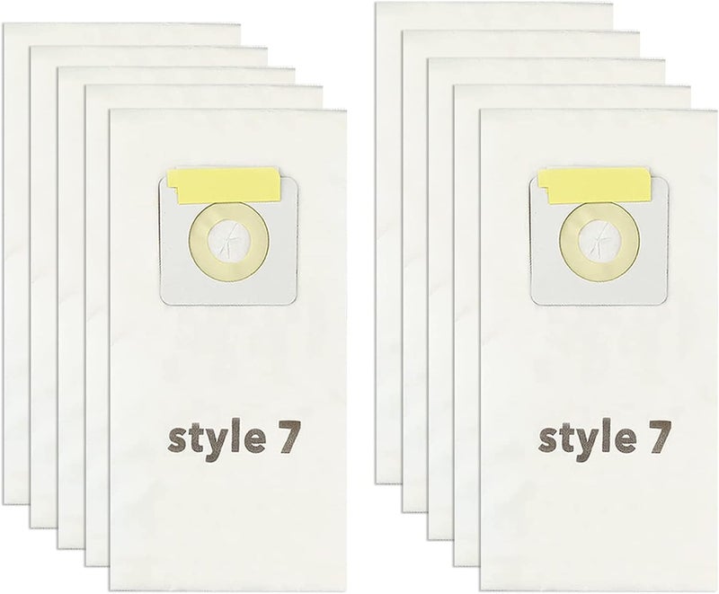 Tomkity 10 Packs Style 7 Paper Vacuum Cleaner Bags Compatible with Uprights Vacuums Replace Part  32120