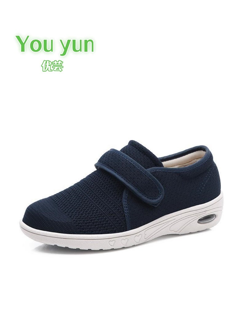 youyun Unisex Diabetic Shoes for Women Casual Adjustable Walking Shoes Wide Shoes for Elderly Swollen Feet Non-Slip Air Cushion Bottom Fattening and Widening - Image 1