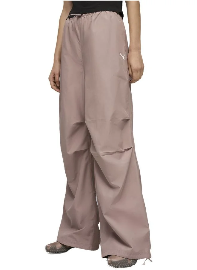 Wardrobe Essentials Parachute Woven Pants Women