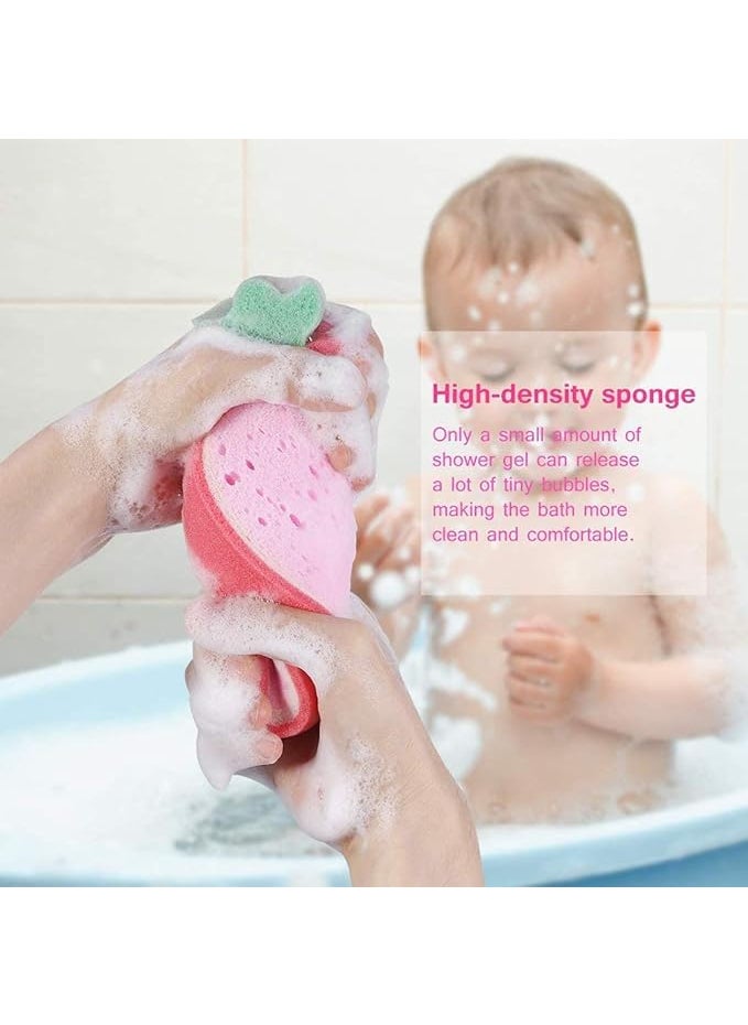 Prostuff.in Prostuffin Multipurpose Sliced Fruit Shaped Kids Babies and Adults Bath Sponge UltraSoft and Gentle Cleaning for Newborns DualSided Dishwashing  Cleaning Sponge for Kitchen Multicolor 2 Pcs  - Image 4