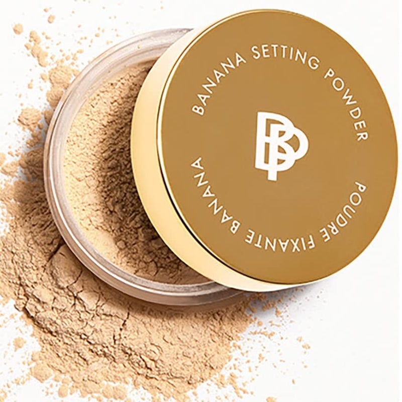 Bellapierre XL Banana Setting Powder â€“ Color-Correcting Brightening Powder, Matte Finishing Tint, Translucent Under-Eye Baking Makeup, Lightweight Talc-Free Formula - Original â€“ 1 oz - Image 1