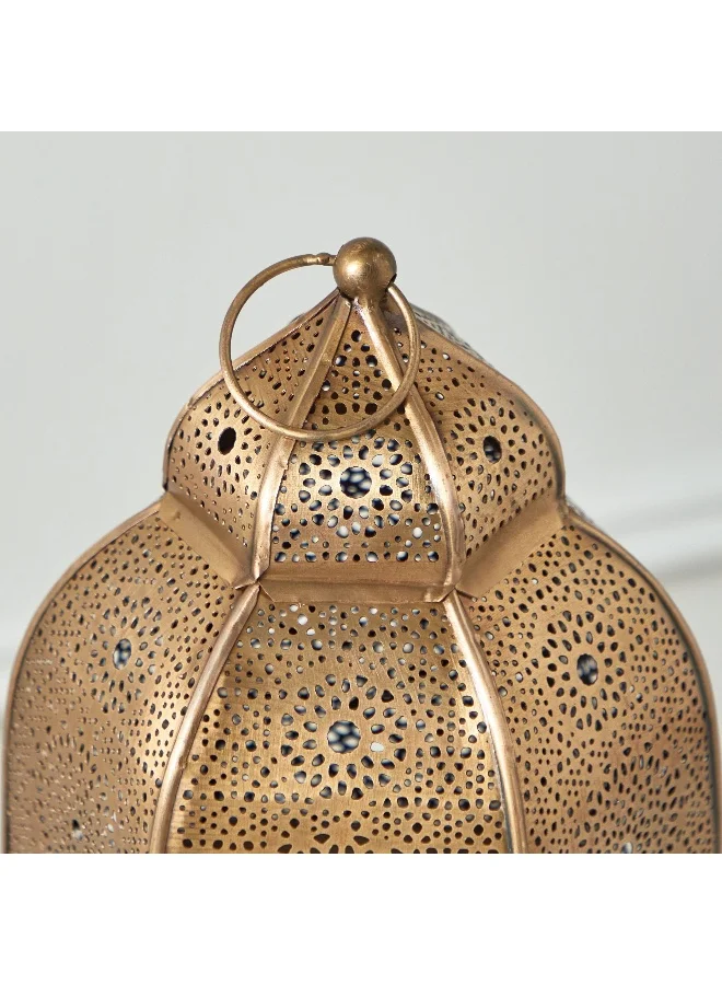 هوم بوكس فانوس ديكور معدني نحاسي عتيق إيسابا  ×  ×  سم