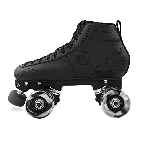 Capetos Roller Derby Quad Skate Microfiber Boot with Fiberglass Plate Indoor and Outdoor Roller Skating 3755 3755 - Image 3