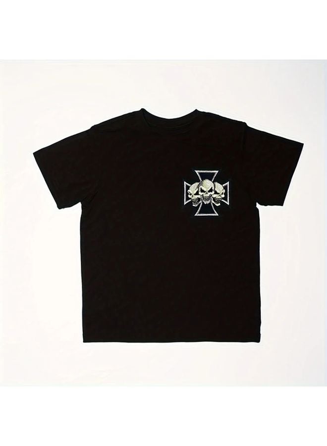 3pcs Skull Head Embroidery Patch DIY Clothing Sewing Iron On Accessories Skeleton - Image 3