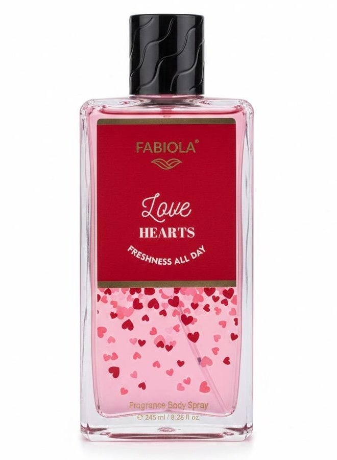 فابيولا معطر للجسم لوف هارتس 245مل