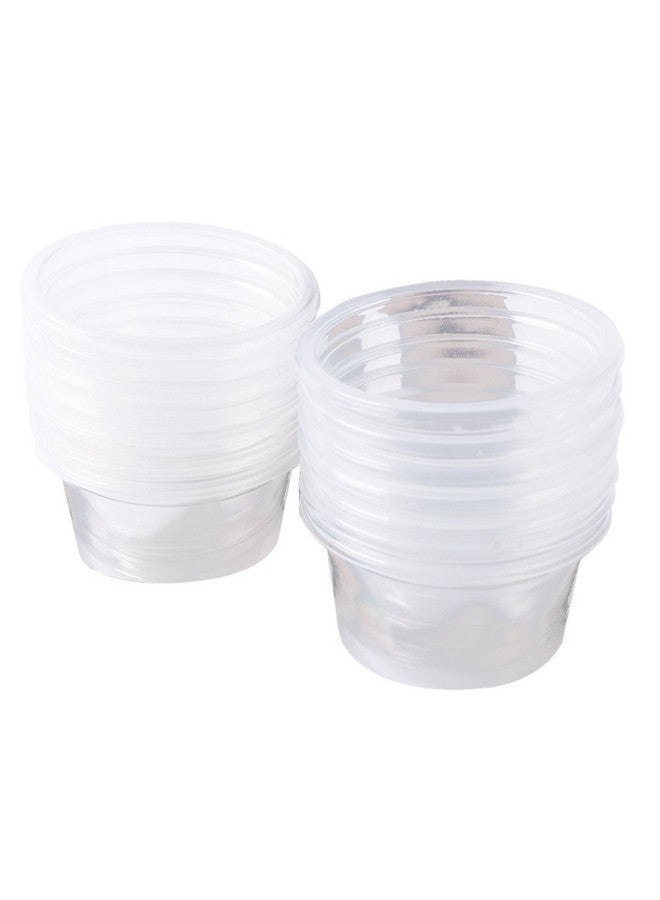 Generic 100 Pack Gecko Food And Water Cups Gecko Ledge Cups Reptile Worm Bowl Mealworm Feed Feeder For Lizard Leopard Gecko Crested Gecko And Other Small Pets, 1 Oz  - Image 1