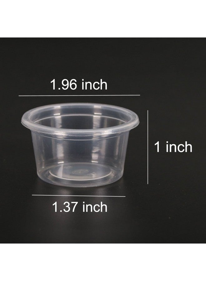 Generic 100 Pack Gecko Food And Water Cups Gecko Ledge Cups Reptile Worm Bowl Mealworm Feed Feeder For Lizard Leopard Gecko Crested Gecko And Other Small Pets, 1 Oz  - Image 2