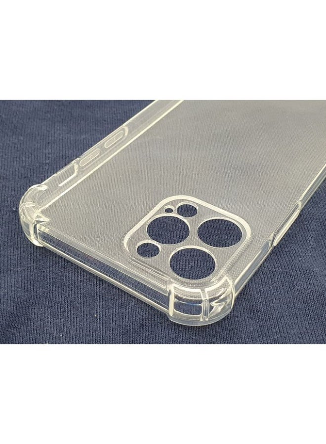 Clear Shockproof Case for iPhone 12 Pro – Transparent Flexible TPU Cover with Reinforced Corners & Full Protection - Image 2