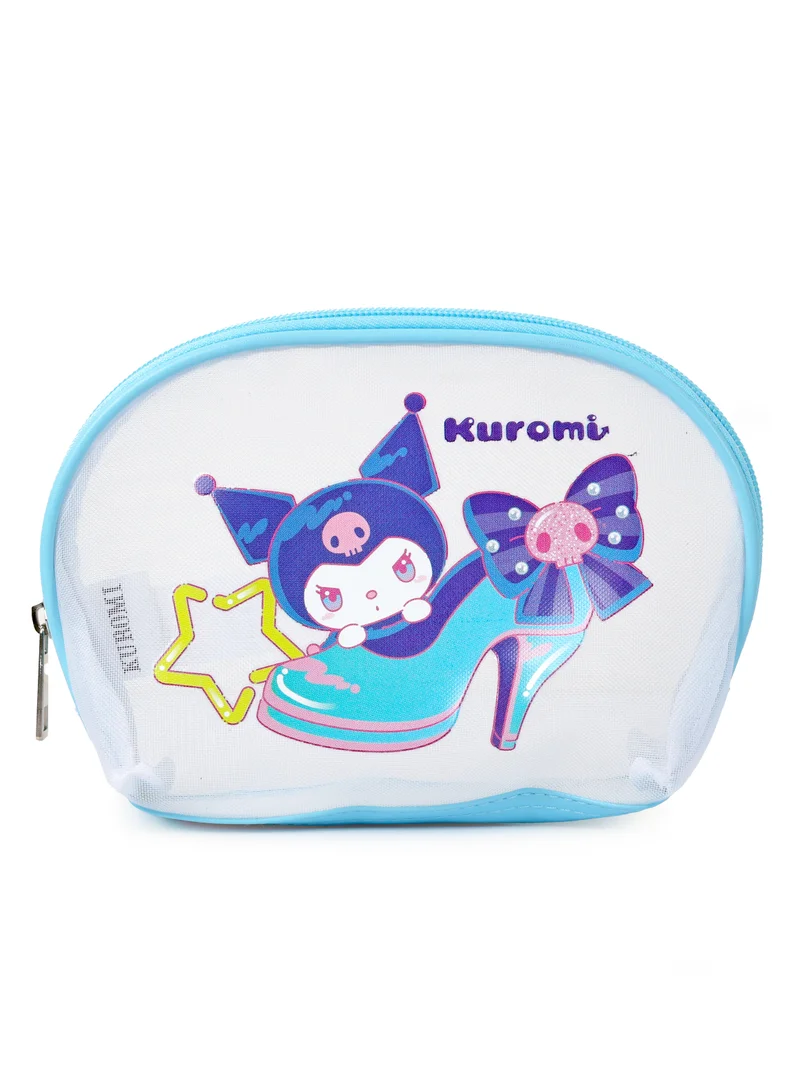 Sanrio Sanrio Kuromi Mesh Shell Makeup Bag