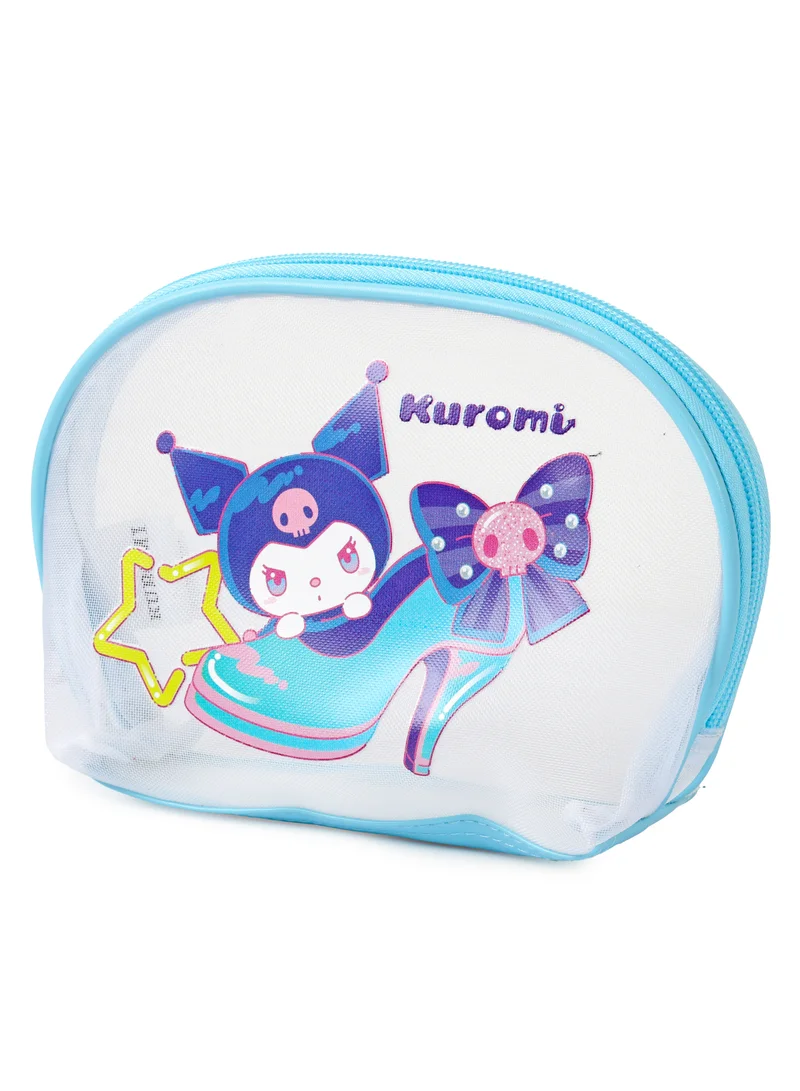 Sanrio Sanrio Kuromi Mesh Shell Makeup Bag