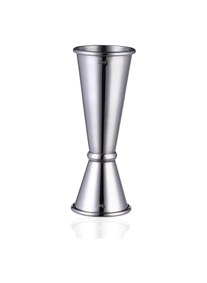 Green Tiger Double Jigger Set, Jigger For Bartending, Japanese Style Stainless Steel Bar Measuring Jigger 2 oz 1 oz(30ml & 60ml) - Image 1