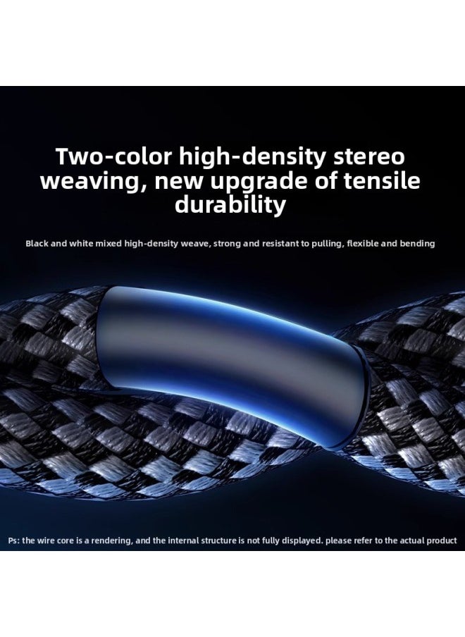 Generic - Green Internet Cable Household Gigabit Super Six Cat6 Connection Line Computer Broadband Router Network General Finished Product-Colour:Category 6e 10 Gigabit [round Line-black] Is Faster And More Stable-Line Length:20m - Image 1