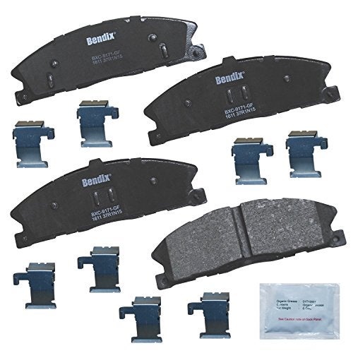 Bendix Priority1 CFC1611 Ceramic Front Brake Pads for Ford Explorer 2013-2012, Flex 2012, Flex 2017, Taurus 2016-2013, Lincoln MKS 2014 - Image 3