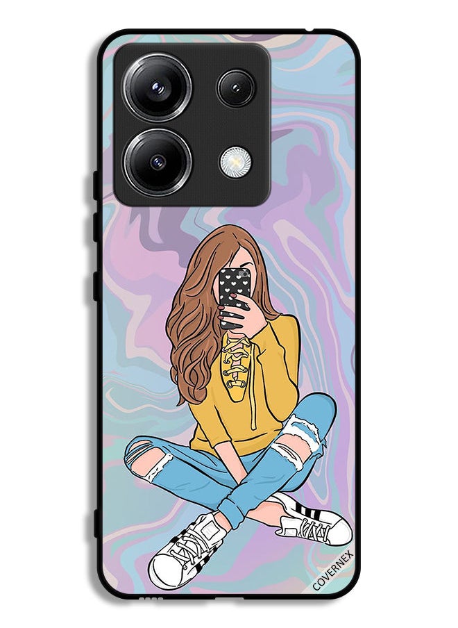 Covernex Xiaomi Redmi Note 13 Pro 5G Protective Case Cover Girl Taking Photo  - Image 1