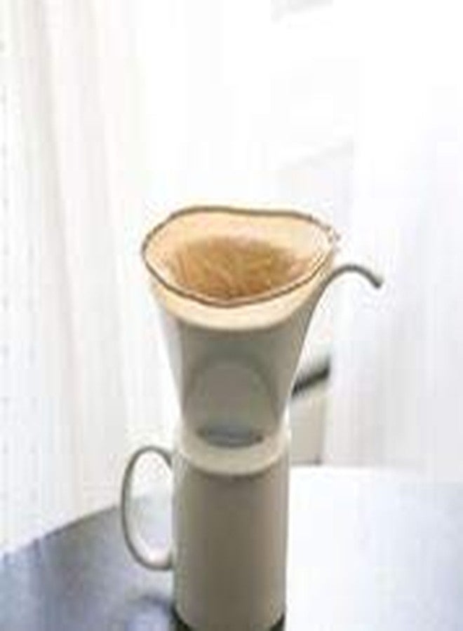 CoffeeSock Reusable Coffee Filters - Made to Fit Hario v60 03 Large (2 Filters) - Organic Natural Cotton Coffee Filters Made in the USA - Ultra-Durable Set - Eco-Friendly Compostable Cloth - Image 3