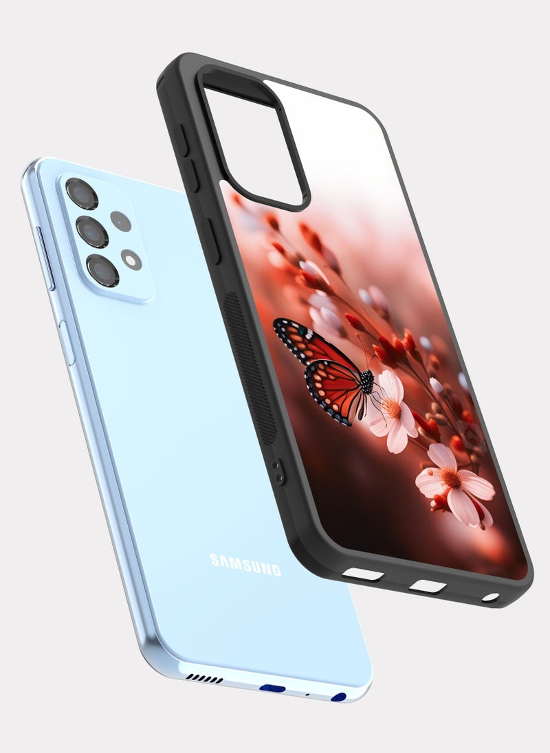 PXLAAT Samsung Galaxy A23 case cover Butterfly Rose - Image 2